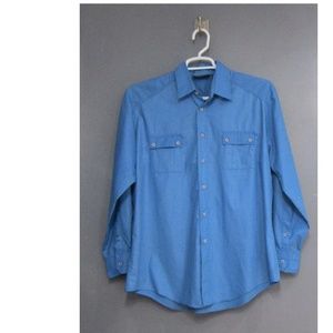 Bandolero Blue Long Sleeve Shirt Size L